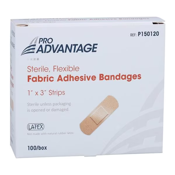1 x 3" Pro Advantage Adhesive Bandage Fabric 100 per Box