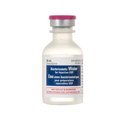Bacteriostatic Water For Injection USP | 30ml MedNeedles.ca Bacteriostatic Water For Injection USP | 30ml MedNeedles.ca