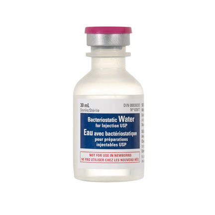Eau bactériostatique pour injection USP | 30 ml 