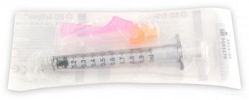 3mL | 23G x 1" - BD 305782 Luer-Lok™ Syringe with BD Eclipse™ Safety | 50 per Box