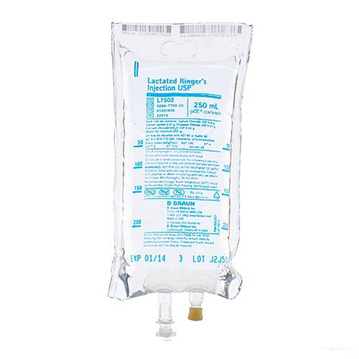 Lunders Injection Lactated Ringer's Injection USP | 250 mL — MedNeedles.ca