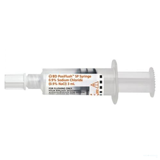 3mL - BD PosiFlush™ SP Prefilled Saline Syringes | Box of 30 | BD-306573