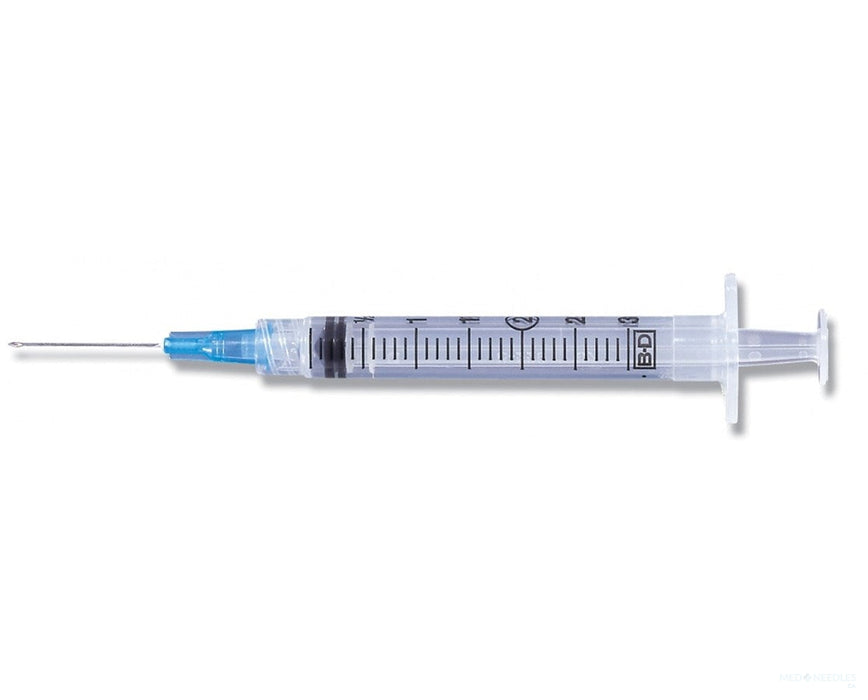 1mL | 21G x 1" - BD 309624 Slip-Tip Tuberculin Syringe with Detachable Needle | 100 per Box