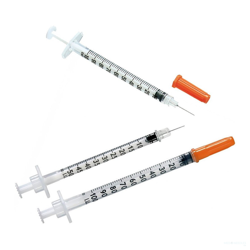 1mL | 29G x 1/2" - BD 324704 Lo-Dose™ Ultra-Fine™ Insulin Syringes | 50 per Pack