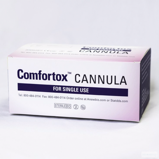 25G x 1 1/2" (38mm) - Comfortox Cannula™ Esthetic | 25 per Box COM-25038