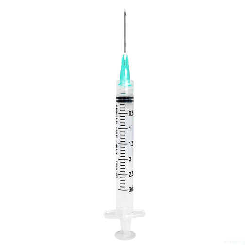 10mL | 20G x 1" - SOL-M™ Luer Lock Syringe with Exchangeable Needle | 100 per Box | SOLM-1812010