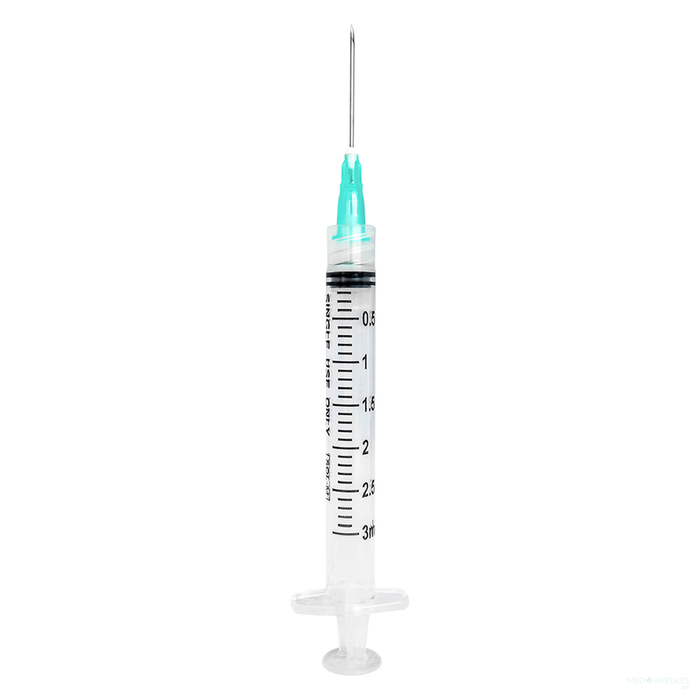 3mL | 21G x 1 1/2" - SOL-M™ Luer Lock Syringe with Exchangeable Needle | 100 per Box | SOLM-1832115