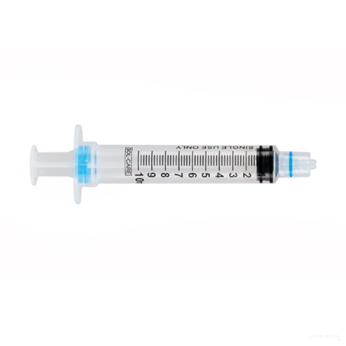 10mL - SOL-CARE™ Luer Lock Retractable Syringe without Needle | 100 per Box | SOLM-120009IM