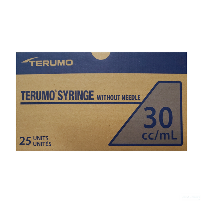 30mL - Terumo Hypodermic Syringes without Needle (Slip Tip) | Box of 25 | TER-SS-30S