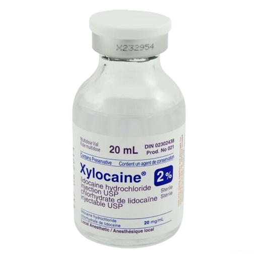 Xylocaine® Local Anesthetic Injection | 2% Plain w/Preservative | 20mL AZ-114-021