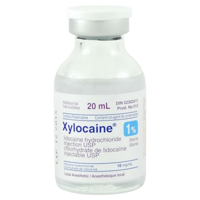 Xylocaine® Local Anesthetic Injection | 1% Plain w/Preservative | 20mL AZ-114-012